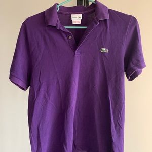 Purple Vintage Lacoste Polo